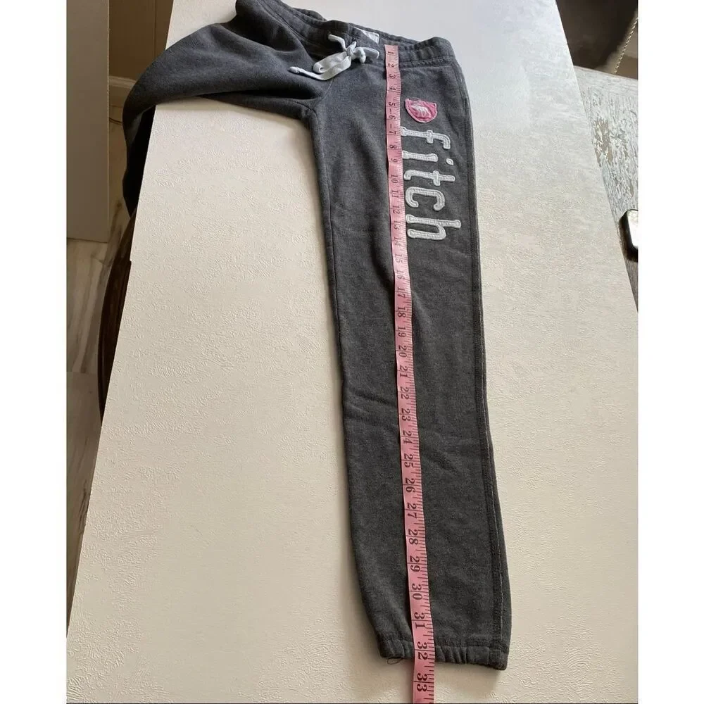 Abercrombie Kids Gray Jogger Sweatpants Girls Large Y2K Lounge